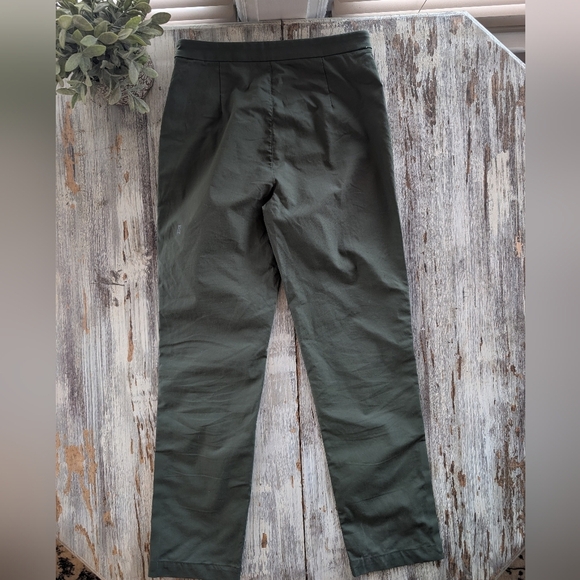 Kit And Ace Straight Leg Trouser Olive Women's 4 - Picture 7 of 9